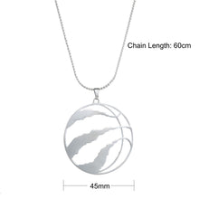 Load image into Gallery viewer, Legenstar Reversible Colorful Leather Pendant Necklaces Cat Basketball Dolphin Charm Stainless Steel Necklace for Women 2019