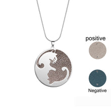 Load image into Gallery viewer, Legenstar Reversible Colorful Leather Pendant Necklaces Cat Basketball Dolphin Charm Stainless Steel Necklace for Women 2019