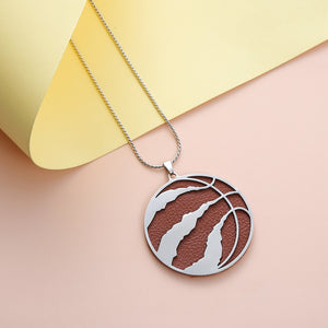 Legenstar Reversible Colorful Leather Pendant Necklaces Cat Basketball Dolphin Charm Stainless Steel Necklace for Women 2019