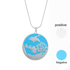 Legenstar Reversible Colorful Leather Pendant Necklaces Cat Basketball Dolphin Charm Stainless Steel Necklace for Women 2019