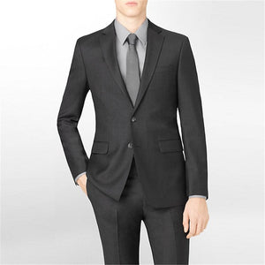 Tailored Suit men's single button wedding Suits Business Blazer Men Groomsman Suit Costume Mariage Homme Ternos Masculino 2PCS