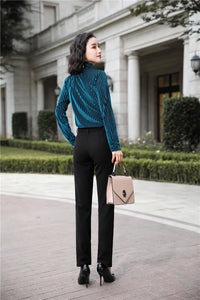 Fashion Uniform Styles Professional Business Suits for Women Office Work Wear Blazers Set Pantsuits Autumn Winter Outfits Set