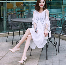 Load image into Gallery viewer, Spring new suede high-top heels with pearl-set slim heels and sexy shallow women&#39;s single shoes with 12cm high heels size 33-43