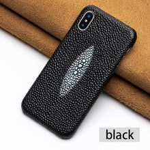 Load image into Gallery viewer, Luxury Cowhide Phone Case For iPhone 6 6s 7 8 Plus 11 Pro X Xr Xs Max Case Pearl Fish Texture Cover For 6p 6sp 7p 8p Case