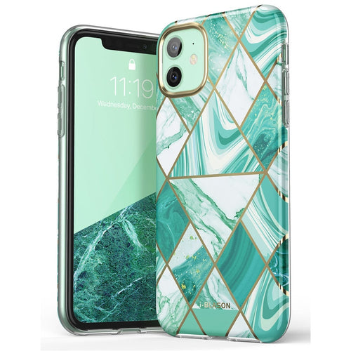 i-Blason For iPhone 11 Case 6.1 inch (2019 Release) Cosmo Lite Stylish Hybrid Premium Protective Slim Bumper Marble Back Cover