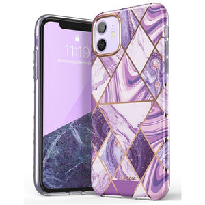 i-Blason For iPhone 11 Case 6.1 inch (2019 Release) Cosmo Lite Stylish Hybrid Premium Protective Slim Bumper Marble Back Cover