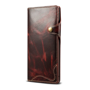 For IPhone 11 Pro Max Case Genuine Leather Wallet Protection Flip Cover for IPhone 7 8 Plus X XS Max XR 11 Pro Max Case