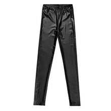 Load image into Gallery viewer, S-3XL High Waist Faux Leather 2019 Fashion Sexy Thin Black Leggings Calzas Mujer Leggins Leggings Stretchy Push Up Plus Size