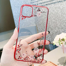 Load image into Gallery viewer, Kingxbar Bling Diamond Case For Apple iPhone 11/11 Pro/11 Pro Max Plating Transparent Clear Hard Crystal Diamond Back Cover Case