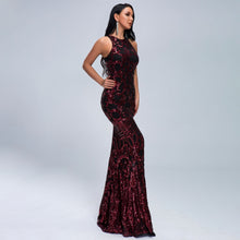 Load image into Gallery viewer, Summer European And American-Style Hot Selling Sexy Retro Sequin Women&#39;s Fashion Party Evening Gown WOMEN&#39;S-