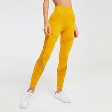 Load image into Gallery viewer, 2019 Seamless Crescent Hollow Fitness Pants Fitness Nine-Pant Fitness Suit  Pants leggings