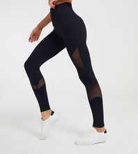 Load image into Gallery viewer, 2019 Seamless Crescent Hollow Fitness Pants Fitness Nine-Pant Fitness Suit  Pants leggings