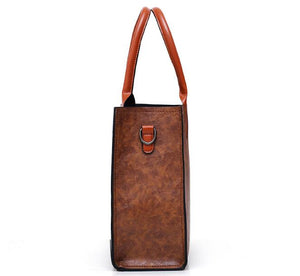 New Fashion 3 Psc/set Women's Handbags Large Capacity Women Bag Simple Shoulder Bags for Women 2020 Composite Tote Small Wallet