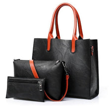 Load image into Gallery viewer, New Fashion 3 Psc/set Women&#39;s Handbags Large Capacity Women Bag Simple Shoulder Bags for Women 2020 Composite Tote Small Wallet