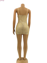 Load image into Gallery viewer, 2019 Fashion New European And African National Style Women Hot Style Europe And The United States Sexy Sequined Strap Dress