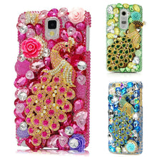 Load image into Gallery viewer, Handmade 3D Diamond Case Bling Rhinestone Cute Peacock Phone Case For iPhone 8 6 6S 6plus 7 7 8 plus x xs  max 11 Pro Max Cover