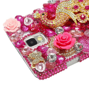 Handmade 3D Diamond Case Bling Rhinestone Cute Peacock Phone Case For iPhone 8 6 6S 6plus 7 7 8 plus x xs  max 11 Pro Max Cover