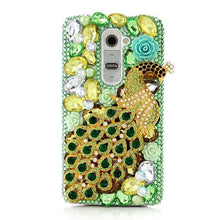 Load image into Gallery viewer, Handmade 3D Diamond Case Bling Rhinestone Cute Peacock Phone Case For iPhone 8 6 6S 6plus 7 7 8 plus x xs  max 11 Pro Max Cover