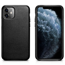 Load image into Gallery viewer, For iPhone 11 Cowhide Genuine Leather Case iPhone11 Pro Original Office Cover Case Protective Back Cover for iPhone 11 Pro Max