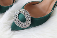 Load image into Gallery viewer, Women Heels Female Pumps Women Shoes Fashion Metal Decorative Buckle Strape Ladies Diamond Wedding Shoes Dress Shoes 2020 DE