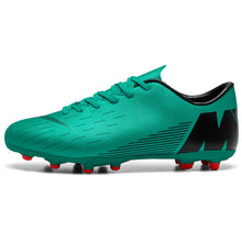 Load image into Gallery viewer, Men Football Soccer Boots Athletic Soccer Shoes 2018 New Leather Big Size High Top Soccer Cleats Training Football Sneaker Man