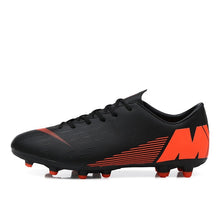 Load image into Gallery viewer, Men Football Soccer Boots Athletic Soccer Shoes 2018 New Leather Big Size High Top Soccer Cleats Training Football Sneaker Man