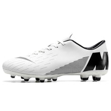 Load image into Gallery viewer, Men Football Soccer Boots Athletic Soccer Shoes 2018 New Leather Big Size High Top Soccer Cleats Training Football Sneaker Man