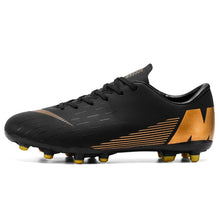 Load image into Gallery viewer, Men Football Soccer Boots Athletic Soccer Shoes 2018 New Leather Big Size High Top Soccer Cleats Training Football Sneaker Man