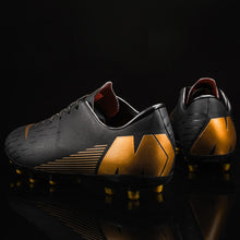 Load image into Gallery viewer, Men Football Soccer Boots Athletic Soccer Shoes 2018 New Leather Big Size High Top Soccer Cleats Training Football Sneaker Man