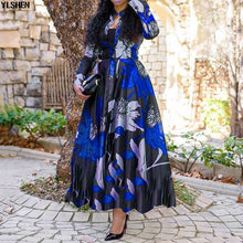 Load image into Gallery viewer, African Dresses for Women Plus Size New Style Dashiki Print Long Africa Dress African Clothes Robe Africaine Vetement Femme 2020