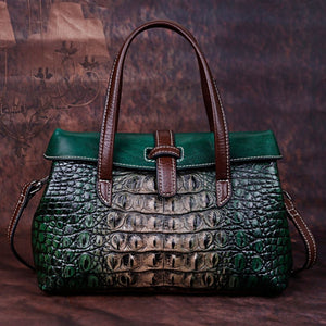 Handbag 2019 Genuine Leather Single Shoulder Ladies Hand Bags Woman Luxury Handbags Women Bags Designer Alligator Bolsos Mujer