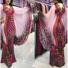 Load image into Gallery viewer, MD Boubou Africain Femme 2020 African Print Dashiki Clothes Plus Size Women Dress Batwing Sleeve Ankara Dresses Girl Party Dress