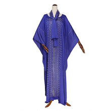 Load image into Gallery viewer, South african dress for women dashiki vetement femme 2019 robe africaine bazin ankara ladies dress african clothes headtie wraps