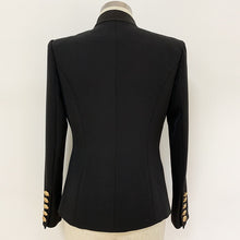 Load image into Gallery viewer, HIGH QUALITY Newest 2020 Designer Blazer Jacket Women&#39;s Single Button Satin Collar Blazer