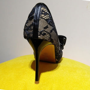 Sexy platform heels Peep Toe Lace Black high heels shoes White wedding shoes ladies sandals Pumps Women shoes 2020