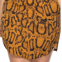 Load image into Gallery viewer, Womail dress woman Summer Sexy Plus Size O-Neck Half Sleeve Snake Skin Print party Daily Casual fashion NEW 2020 A26