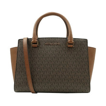 Load image into Gallery viewer, Michael Kors Selma Medium Satchel Saffiano Leather Bag 35H8GLMS2L/35F9GLMS2L/35H8GLMS6B/35F9SLMS2B