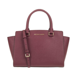 Michael Kors Selma Medium Satchel Saffiano Leather Bag 35H8GLMS2L/35F9GLMS2L/35H8GLMS6B/35F9SLMS2B