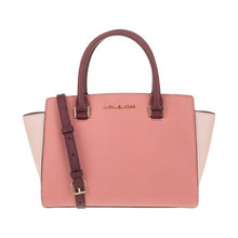 Load image into Gallery viewer, Michael Kors Selma Medium Satchel Saffiano Leather Bag 35H8GLMS2L/35F9GLMS2L/35H8GLMS6B/35F9SLMS2B
