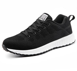 Factory Direct Women Casual Shoes Fashion Breathable Walking Mesh Flat Shoes Sneakers Women 2020 Gym Vulcanized Tenis Feminino