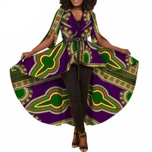 Load image into Gallery viewer, New African Dashiki Print Dresses for Women Trench Women Maxi Outwear Trench Coat Womens Dashikis Brand Clothing 6XL WY1812