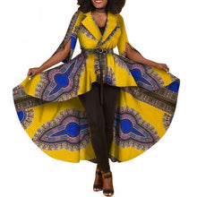 Load image into Gallery viewer, New African Dashiki Print Dresses for Women Trench Women Maxi Outwear Trench Coat Womens Dashikis Brand Clothing 6XL WY1812