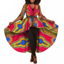 Load image into Gallery viewer, New African Dashiki Print Dresses for Women Trench Women Maxi Outwear Trench Coat Womens Dashikis Brand Clothing 6XL WY1812