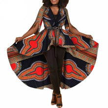 Load image into Gallery viewer, New African Dashiki Print Dresses for Women Trench Women Maxi Outwear Trench Coat Womens Dashikis Brand Clothing 6XL WY1812