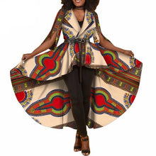 Load image into Gallery viewer, New African Dashiki Print Dresses for Women Trench Women Maxi Outwear Trench Coat Womens Dashikis Brand Clothing 6XL WY1812