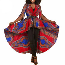 Load image into Gallery viewer, New African Dashiki Print Dresses for Women Trench Women Maxi Outwear Trench Coat Womens Dashikis Brand Clothing 6XL WY1812