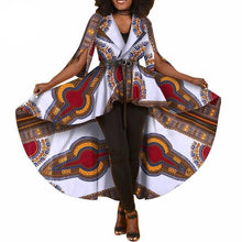 Load image into Gallery viewer, New African Dashiki Print Dresses for Women Trench Women Maxi Outwear Trench Coat Womens Dashikis Brand Clothing 6XL WY1812