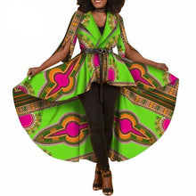 Load image into Gallery viewer, New African Dashiki Print Dresses for Women Trench Women Maxi Outwear Trench Coat Womens Dashikis Brand Clothing 6XL WY1812