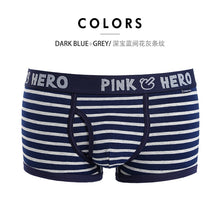 Load image into Gallery viewer, Pink Hero Men Male Underwear Men boxers Plain Cotton Boxer Shorts Panties Brand Clothing Cueca Cuecas Boxer U Convex Pouch