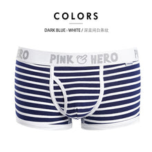 Load image into Gallery viewer, Pink Hero Men Male Underwear Men boxers Plain Cotton Boxer Shorts Panties Brand Clothing Cueca Cuecas Boxer U Convex Pouch